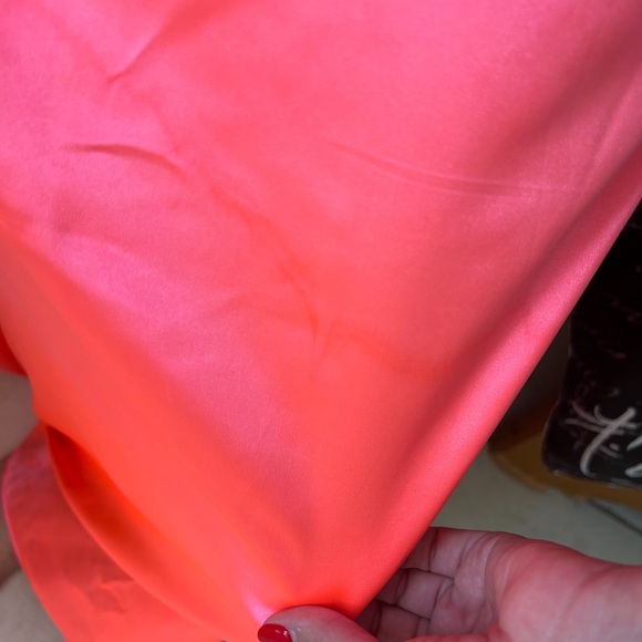 Peach Maxi Party Dress 💎 - Picture 5 of 7